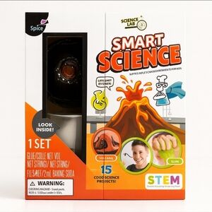SpiceBox Smart Science Kit for Kids • STEM Experiments Set • Volcano + Slime